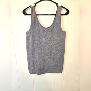 Reebok Gray Tank Top ~ Black Heather Training ~ Slim ~ XL